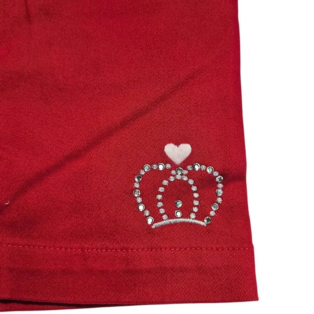 Gymboree Red Pencil Skirt Size 5 Slim School Girls Rock Adjustable Waist NWT